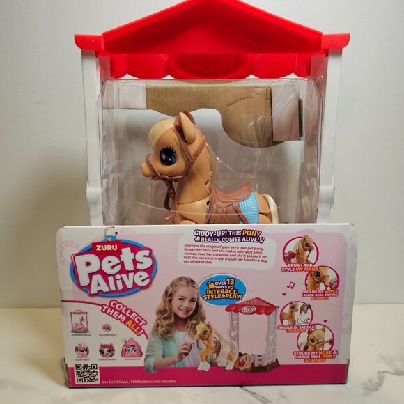 Pets Alive My Magical Pony & Stable Robotic Pet Figure - Picture 2 of 8